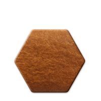 Vorschau: Lebkuchen Sechseck Rohling ohne Alles - 18cm