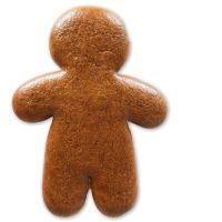 Vorschau: Lebkuchenmann Rohling XXL - 50cm