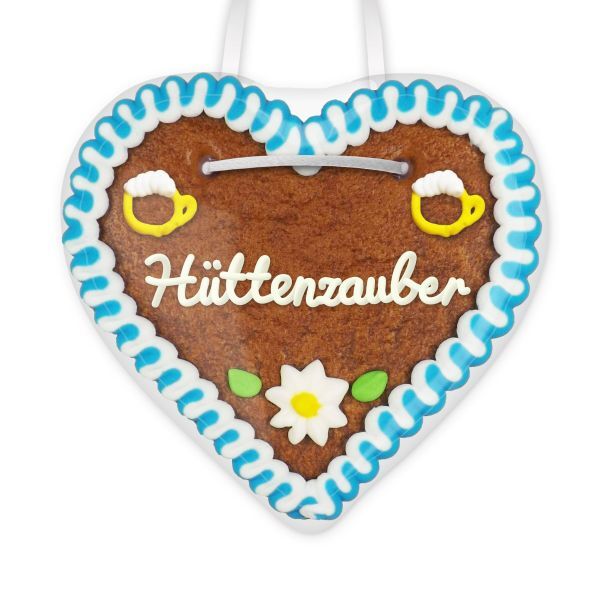 Lebkuchenherz, 12cm - Hüttenzauber