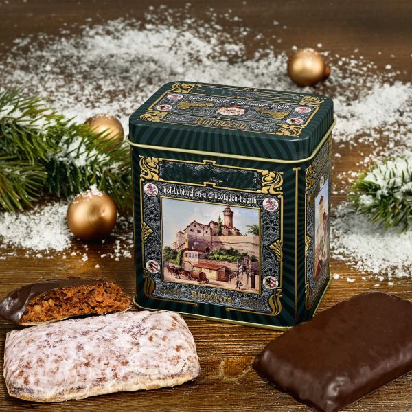 Nürnberger Mini-Elisen in Geschenkdose - Karton mit 12 Dosen