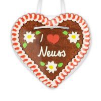 Vorschau: Lebkuchenherz, 12cm - I love Herne