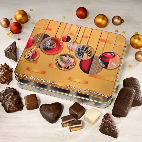 Lebkuchen Blechdose Christbaumkugeln