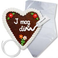 Vorschau: Lebkuchenherz Selber Beschriften Set - Design F7