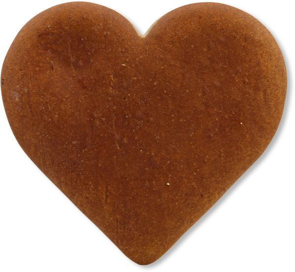 Lebkuchen Herz Rohling - ohne Alles - 10cm - mit Löchern