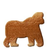 Vorschau: Lebkuchen Gorilla Rohling ohne Alles - 12cm