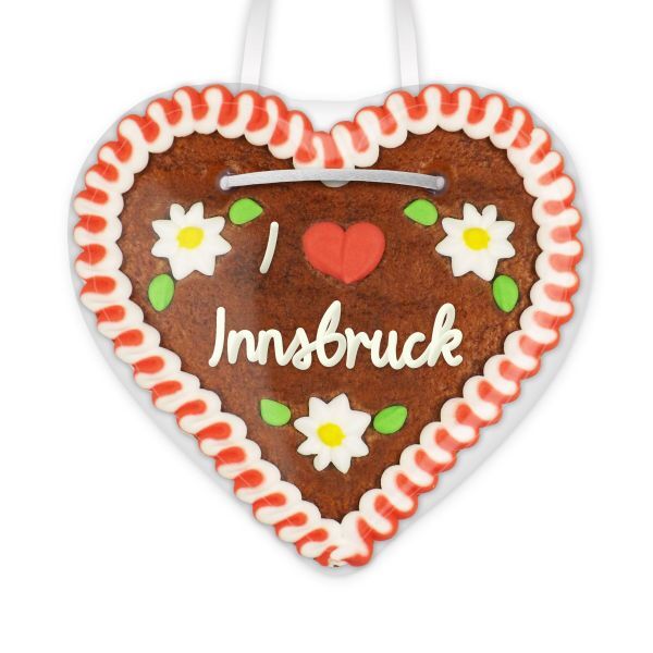 Lebkuchenherz, 12cm - I love Innsbruck