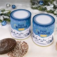Vorschau: Blechdose "Frohe Weihnachten" mit Nürnberger Lebkuchen