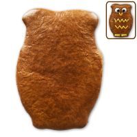 Vorschau: Lebkuchen Eule Rohling ohne Alles - 12cm