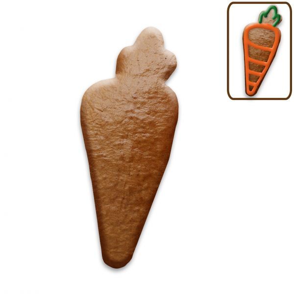 Lebkuchen Karotte Rohling ohne Alles - 20cm