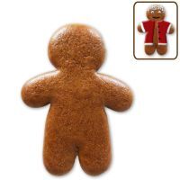 Vorschau: Lebkuchenmann Rohling zum selbst Beschriften - 20cm