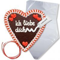 Vorschau: Lebkuchenherz Selber Beschriften Set - Design L1