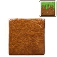Vorschau: Lebkuchen Quadrat Rohling - ohne Alles - ca. 8 x 8cm