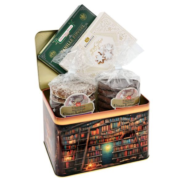 Wintermärchen Lebkuchen-Gebäck Blechdose