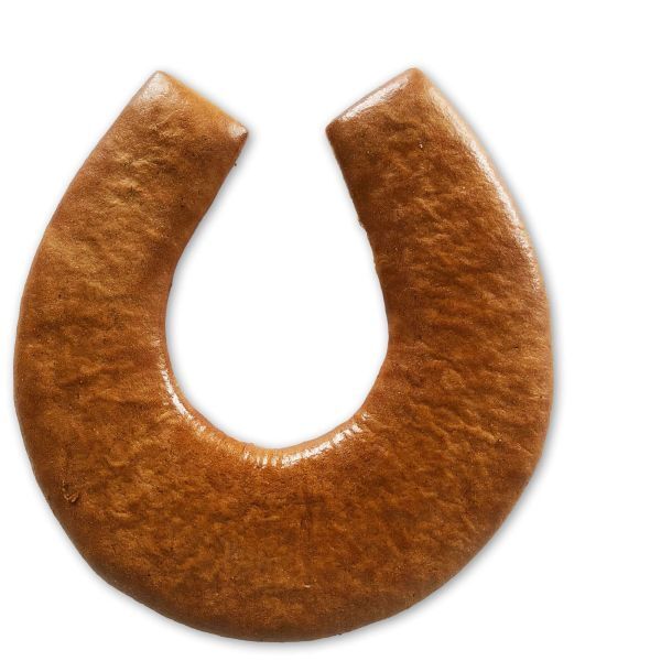 Lebkuchen Hufeisen Rohling ohne Alles - 17cm