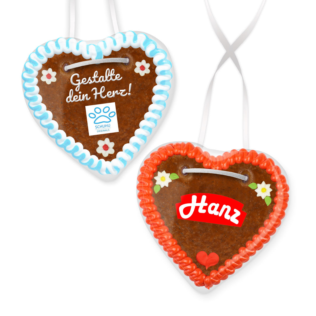 Lebkuchenherz 14cm - Individuell mit Logo & Text