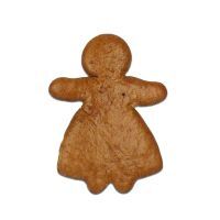 Vorschau: Lebkuchenfrau Rohling zum selbst Gestalten - 10cm