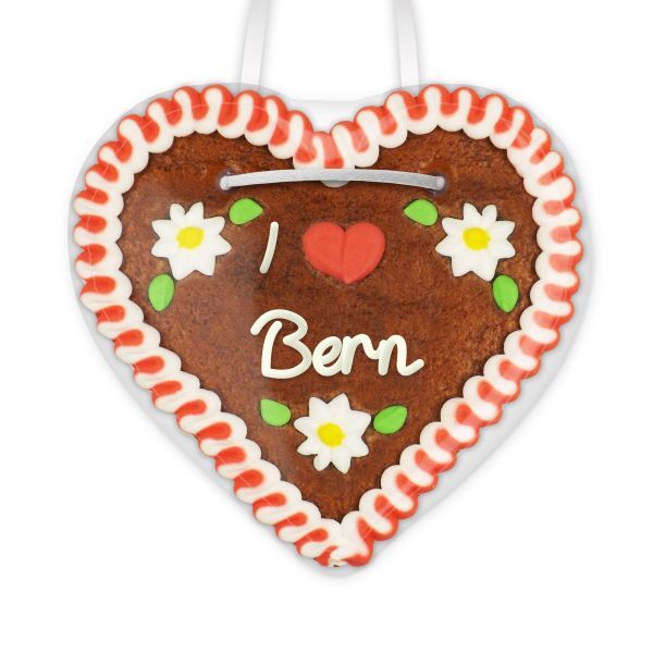 Lebkuchenherz, 12cm - I love Bern