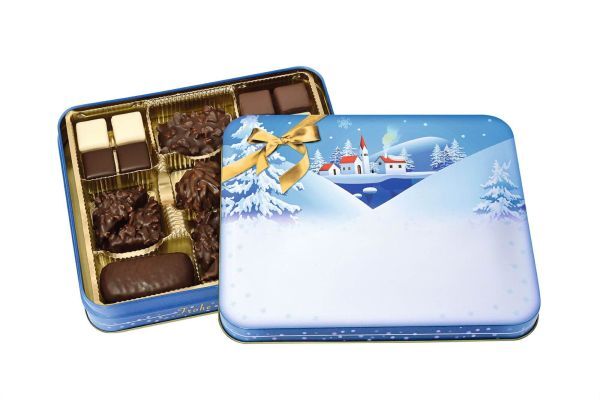 Geschenkdose Winterwald - mit Logo Branding individuell