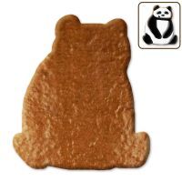 Vorschau: Lebkuchen Panda Rohling ohne Alles - 12cm