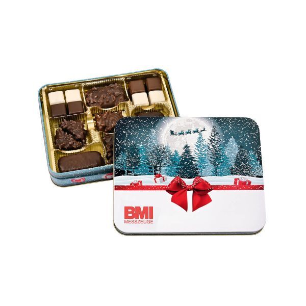 Lebkuchen Weihnachtsdose - bedruckt mit Logo