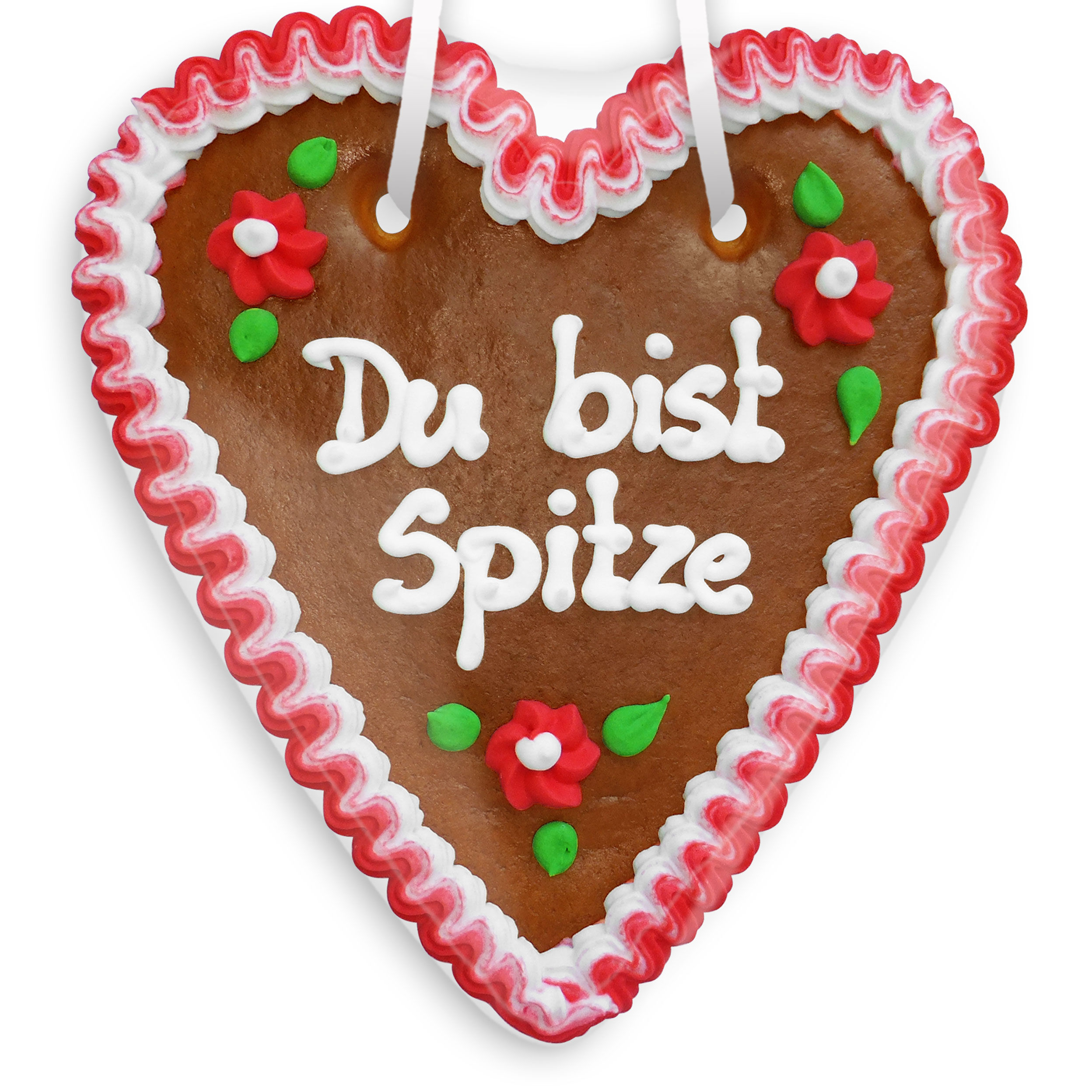 Lebkuchenherz 18cm - Du bist Spitze