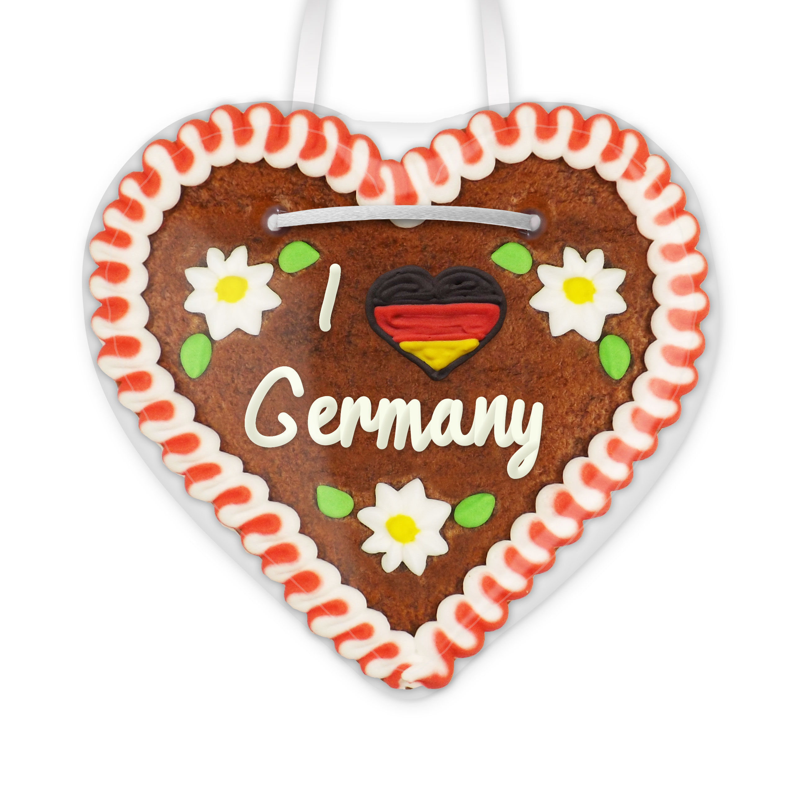 Lebkuchenherz, 12cm - I love Germany