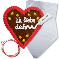 Vorschau: Lebkuchenherz Selber Beschriften Set - 21cm - Weihnachten W2