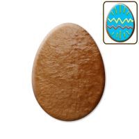 Vorschau: Lebkuchen Osterei Rohling ohne Alles - 15cm