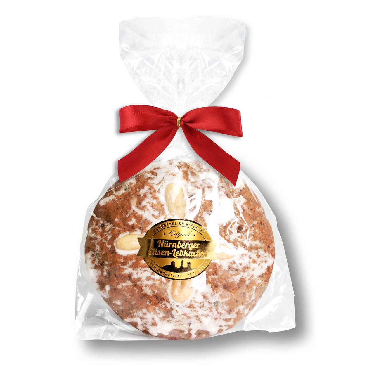 Glutenfreie Elisenlebkuchen aus Nürnberg - Zuckerglasiert -  einzeln verpackt 80g
