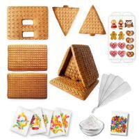 Vorschau: Hexenhaus Bausatz Komplett-Set – Größe M – ca. 10x12x12cm