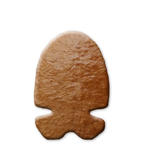 Lebkuchen Ei mit Füßen Rohling ohne Alles - 12cm