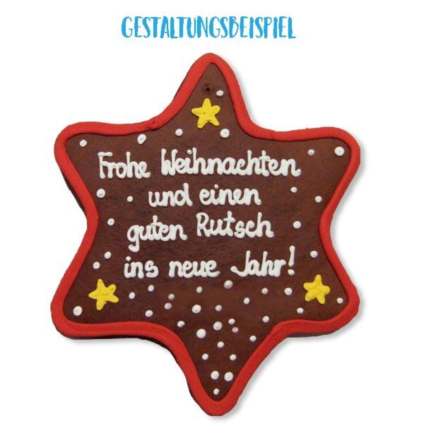 Lebkuchen Rohlinge Stern - ohne Alles - 41cm