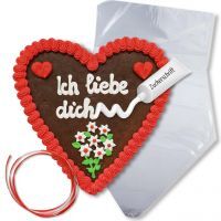 Vorschau: Lebkuchenherz Selber Beschriften Set - Design L5