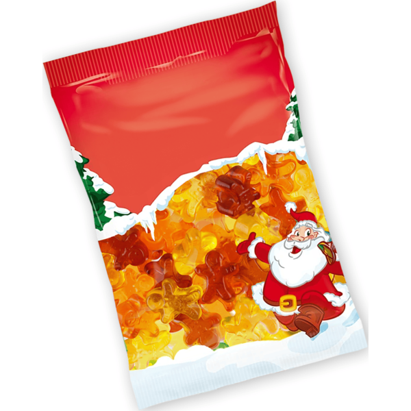 Gummibärchen einzelverpackt je 10g - Weihnachtsmann