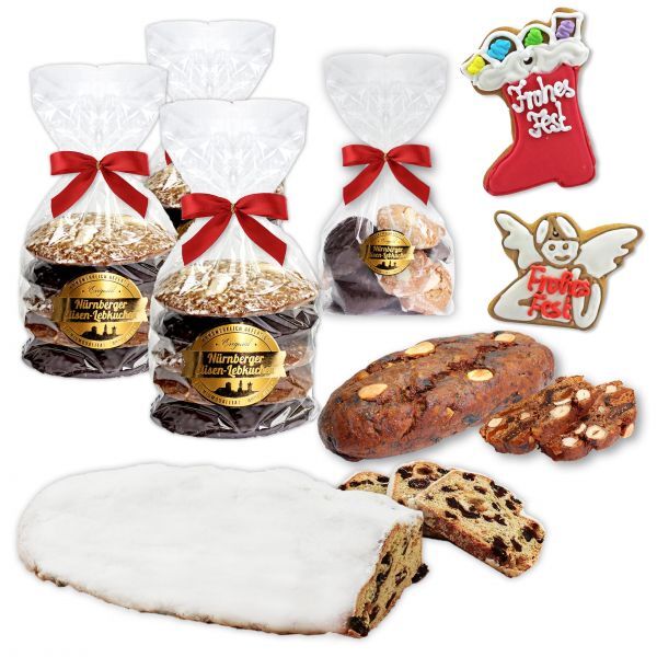 Lebkuchen Truhe - Weihnachtsträume - gefüllt - ca. 2,8 kg