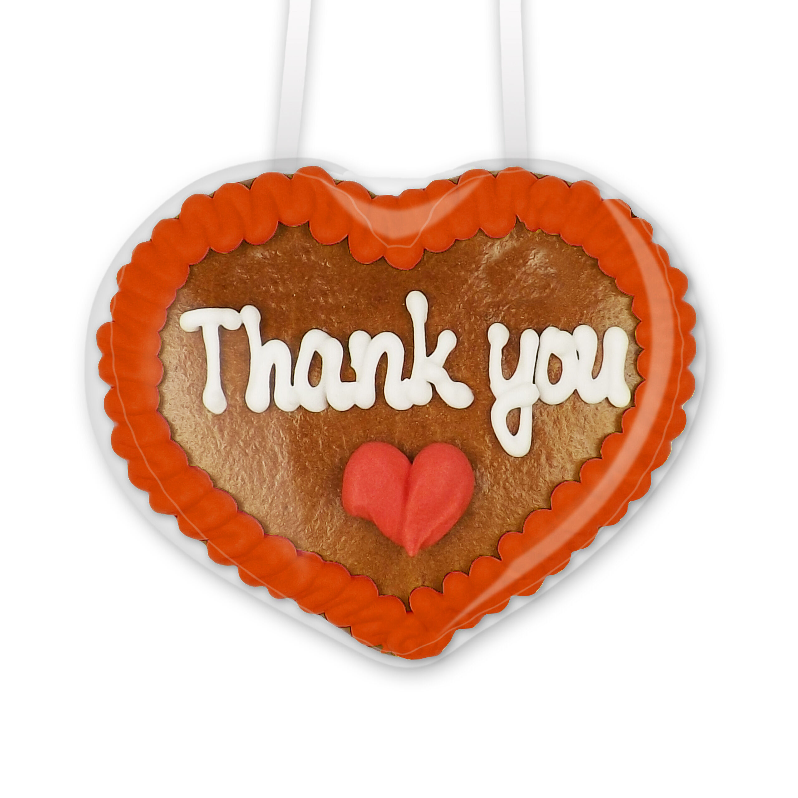 Lebkuchenherz 8cm - Thank you