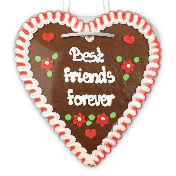 Lebkuchenherz 21cm - Best Friends Forever