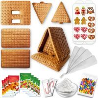 Vorschau: Hexenhaus zum selber machen – Größe M – XXL Komplett-Set – ca. 10x12x12cm