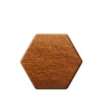Vorschau: Lebkuchen Sechseck Rohling ohne Alles - 13cm