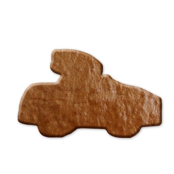 Lebkuchen Hase im Auto Rohling ohne Alles - 14cm