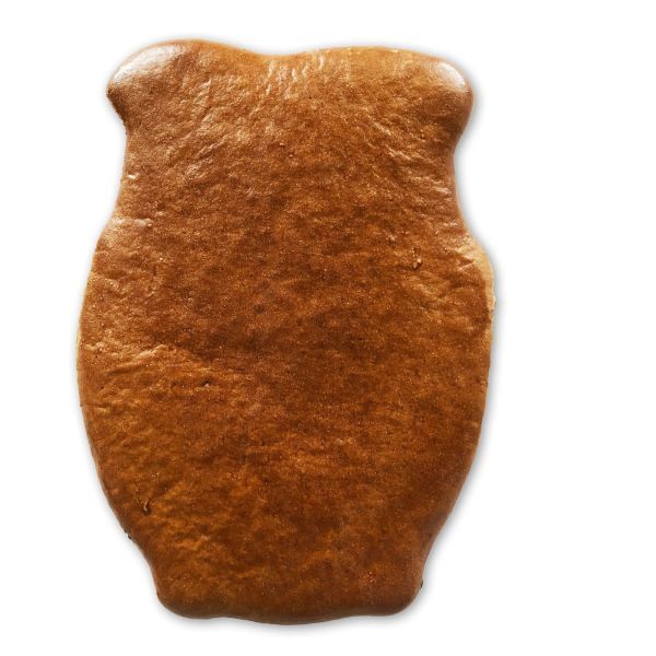 Lebkuchen Eule Rohling ohne Alles - 12cm
