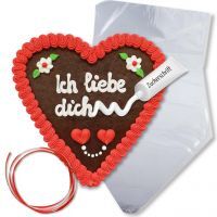 Vorschau: Lebkuchenherz Selber Beschriften Set - Design L4