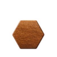 Vorschau: Lebkuchen Sechseck Rohling ohne Alles - 8cm