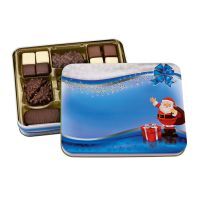 Vorschau: Geschenkbox Weihnachtsmann mit Lebkuchen-Konfekt