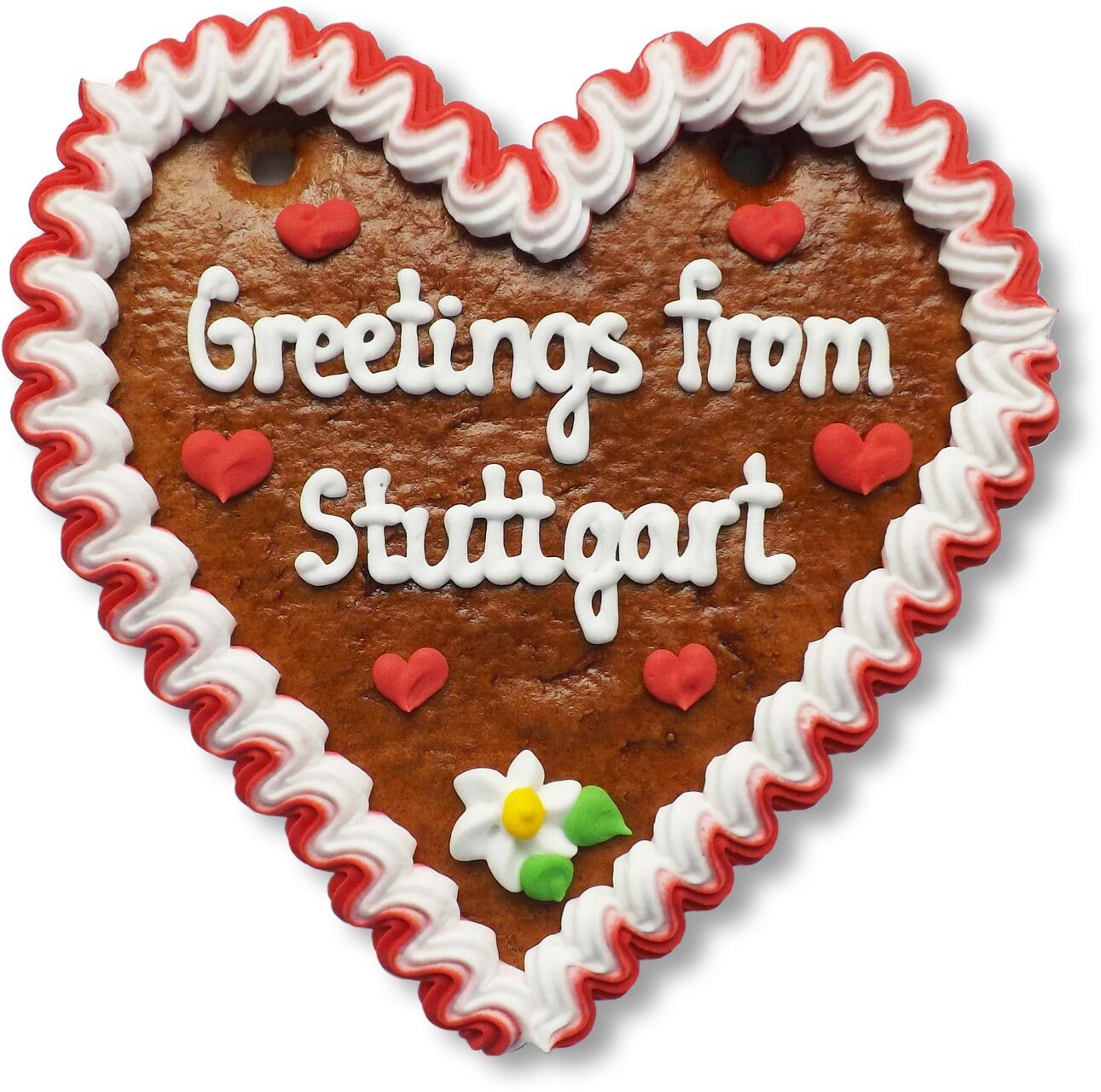 Lebkuchenherz, 16cm - Greetings from Stuttgart