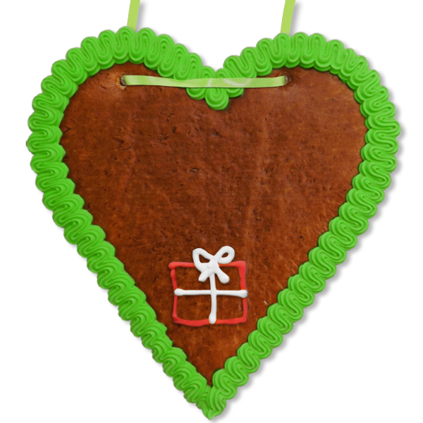 Lebkuchenherz Selber Beschriften Set - 21cm - Weihnachten W3