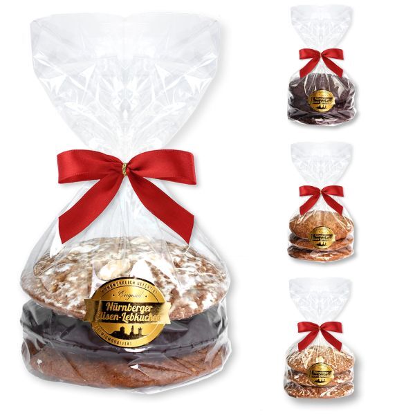Nürnberger Elisen Lebkuchen - Gemischt - 3 Stück - 240g