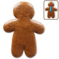 Vorschau: Lebkuchenmann Rohling zum selbst Beschriften - 15cm