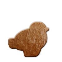Vorschau: Lebkuchen Küken Rohling ohne Alles - 12cm