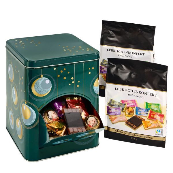 Winterzauber Keksdose mit Lebkuchen Konfekt